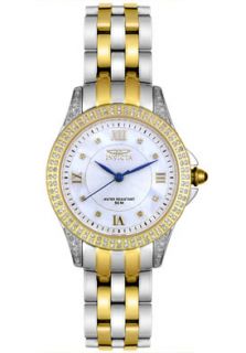 Invicta 4399/1  Watches,Womens Specialty Diamond Two Tone, Casual Invicta Quartz Watches