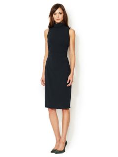 Jersey Turtleneck Sheath Dress by Armani Collezioni