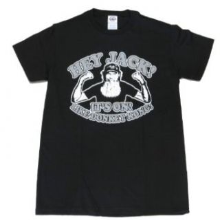 Duck Dynasty Uncle Si HEY Jack ITS on Like Donkey Kong Black T Shirt (2x Large) Clothing