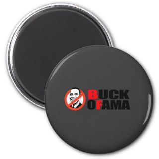Anti Obama T shirt   Buck Ofama Fridge Magnets