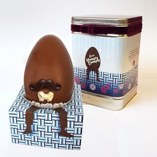 humpty dumpty chocolate with filled shells by fairy tale gourmet