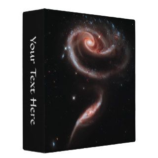 Arp 273 Galaxy Pair (Hubble Telescope) Vinyl Binder