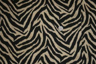 2 Yds Zebra Stripe Wild Thing Upholstery Cotton Fabric