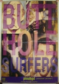 Butt Hole Surfers Poster Piouhgd Butthole Surfers The Entertainment Collectibles