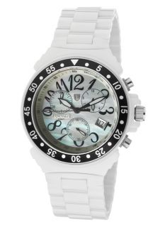 Lancaster Italy OLA0291BN BN  Watches,Womens Chronograph White Mother Of Pearl Dial White Ceramic, Chronograph Lancaster Italy Quartz Watches