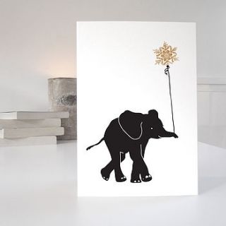 animal christmas card by purpose & worth etc