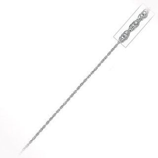 Rope Chain in 10K White Gold   18 inches Other Jewelry