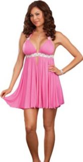 Plus Size Hot Pink Clubwear Dress with Matching Thong  3X/4X Adult Exotic Dresses Clothing