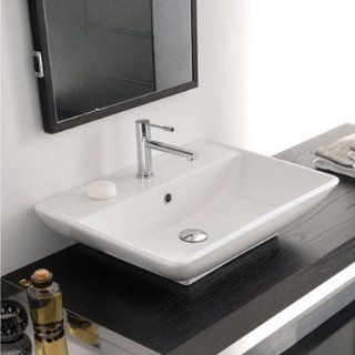 Kylis Wall mounted or Above Counter Bathroom Sink