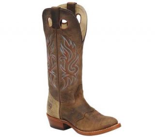 Double H Womens Wide Square Toe Buckaroo Boots —