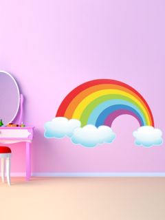 Rainbow Wall Decal by Decor Designs