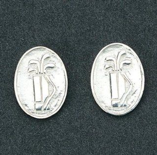 Golf Tee Time Sterling Silver Earrings Sports & Outdoors