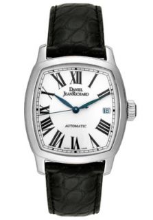 Daniel Jean Richard 24106 11 71A AA6D  Watches,Unisex TV Screen Automatic Black Leather, Casual Daniel Jean Richard Automatic Watches