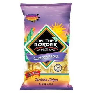 On The Border Cantina Thins Tortilla Chips 8.25 oz