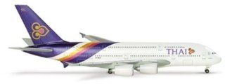 Herpa Wings Thai Airways Airbus A380 800 1/500 Diecast Model Toys & Games