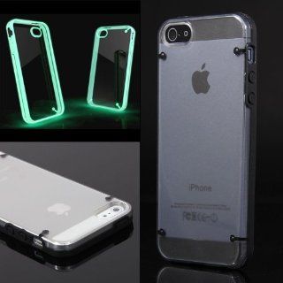 Luminous Style Glowing Hard Bumper Skin Back Case Cover For iPhone 5 5G 5th Black Cell Phones & Accessories