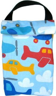 Mimi the Sardine Coated Organic Cotton Lunchsack, Propeller Baby