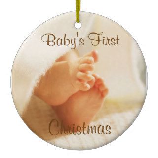 Baby's First Christmas ornament