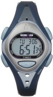 Timex Women's T5K451 Ironman Sleek 50 Lap Blue Resin Strap Watch Watches