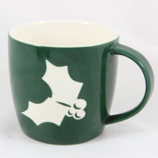 Starbucks Holly Winter Holiday Coffee Mug, Green Kitchen & Dining