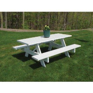 PVC Picnic Table 8ft  Patio, Lawn & Garden