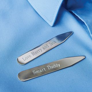 personalised collar stiffeners by highland angel