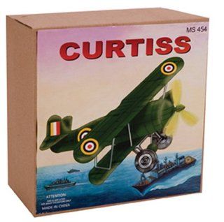 Schylling Curtiss Bi Plane Toys & Games