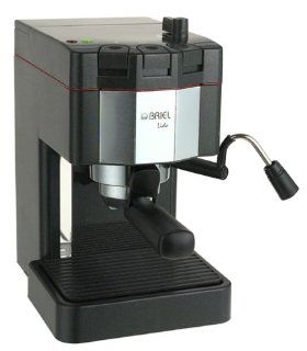 Briel ES15BF Lido Pump Espresso Machine, Black Kitchen & Dining