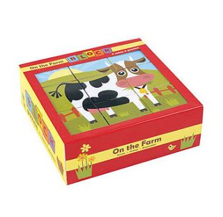 on the farm block puzzle   six puzzles in one by doodlebugz