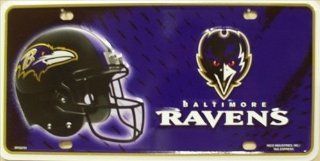 Baltimore Ravens NFL Embossed Aluminum Automotive Novelty License Plate Tag Sign Automotive