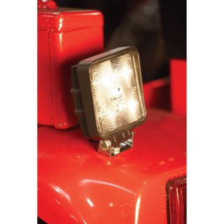 Ultra-Tow 9-32 Volt LED Floodlight — Clear, Square, 4.3in., 1150 Lumens  LED Automotive Work Lights