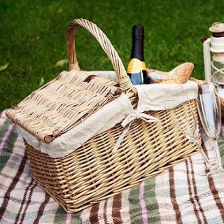 wicker picnic basket by strawberry hills
