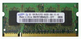 1GB DDR2 SODIMM 200pin PC2 6400 800MHz Samsung M470T2864QZ3 CF7 / M470T2864EH3 CF7 Computers & Accessories