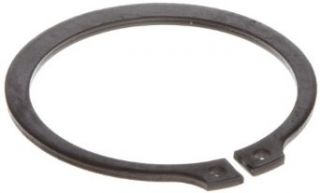 Standard External Retaining Ring, Tapered Section, Axial Assembly, SAE 1060 1090 Carbon Steel, Phosphate and Oil Finish, Meets DIN 471 Specifications, 20mm Shaft Diameter, 1.20mm Thick, Made in US (Pack of 50)