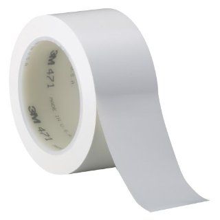3M Vinyl Tape 471 White, 3/4 in x 36 yd, Conveniently Packaged (Pack of 1)
