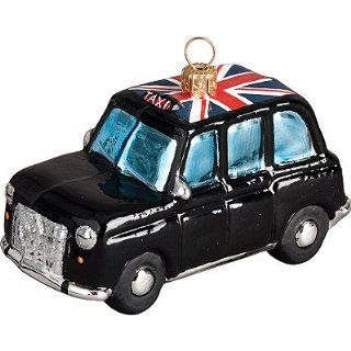 London Taxi Cab Ornament   Frontgate   Christmas Tree Toppers