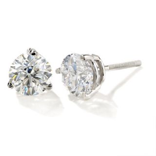 CTW. Colorless Diamond Solitaire Earrings in 14K White Gold   Zales