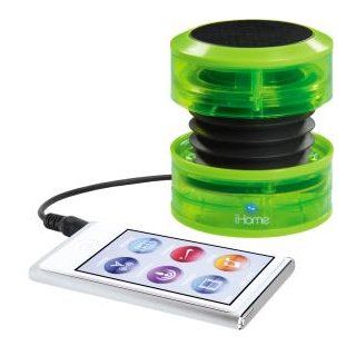 iHome Portable Speaker for  Players (Green Neon)   Players & Accessories