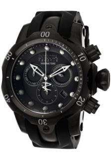 Invicta 949  Watches,Mens Reserve Chronograph Black Dial Black Silicone, Chronograph Invicta Quartz Watches