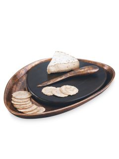 Heritage Pebble Cheeseboard with Knife by Nambé
