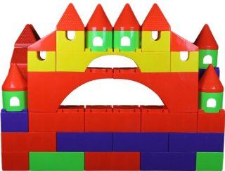 Huge Building Castle Blocks 73 Pcs (Biggest Toy Blocks in the World View All Photos) Toys & Games