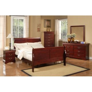 Louis Philippe Sleigh Bedroom Collection