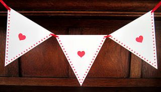 heart bunting by lovat press