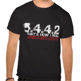5442 roll front t shirts