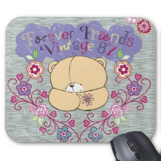 Forever Friends bear with flowers 2 Mouse Pad