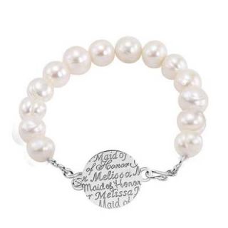 Alison & Ivy 10.0mm Cultured Freshwater Pearl Maid of Honor Name