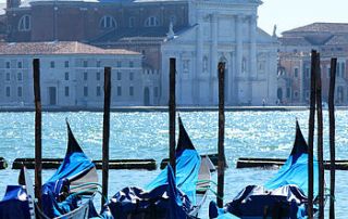 venetian gondolas indoor and outdoor canvas by outerprint