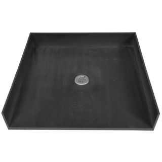 Tile Ready 38 in L x 38 in W Made for Tile Fiberglass/Plastic Composite Shower Base (Drain Included)