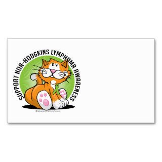 Non Hodgkins Lymphoma Cat Business Cards