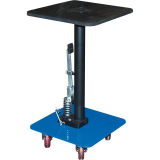 Vestil Manual Hydraulic Post Table — 300-Lb. Capacity, Model# HT-03-1616A  Hydraulic Lift Tables   Carts